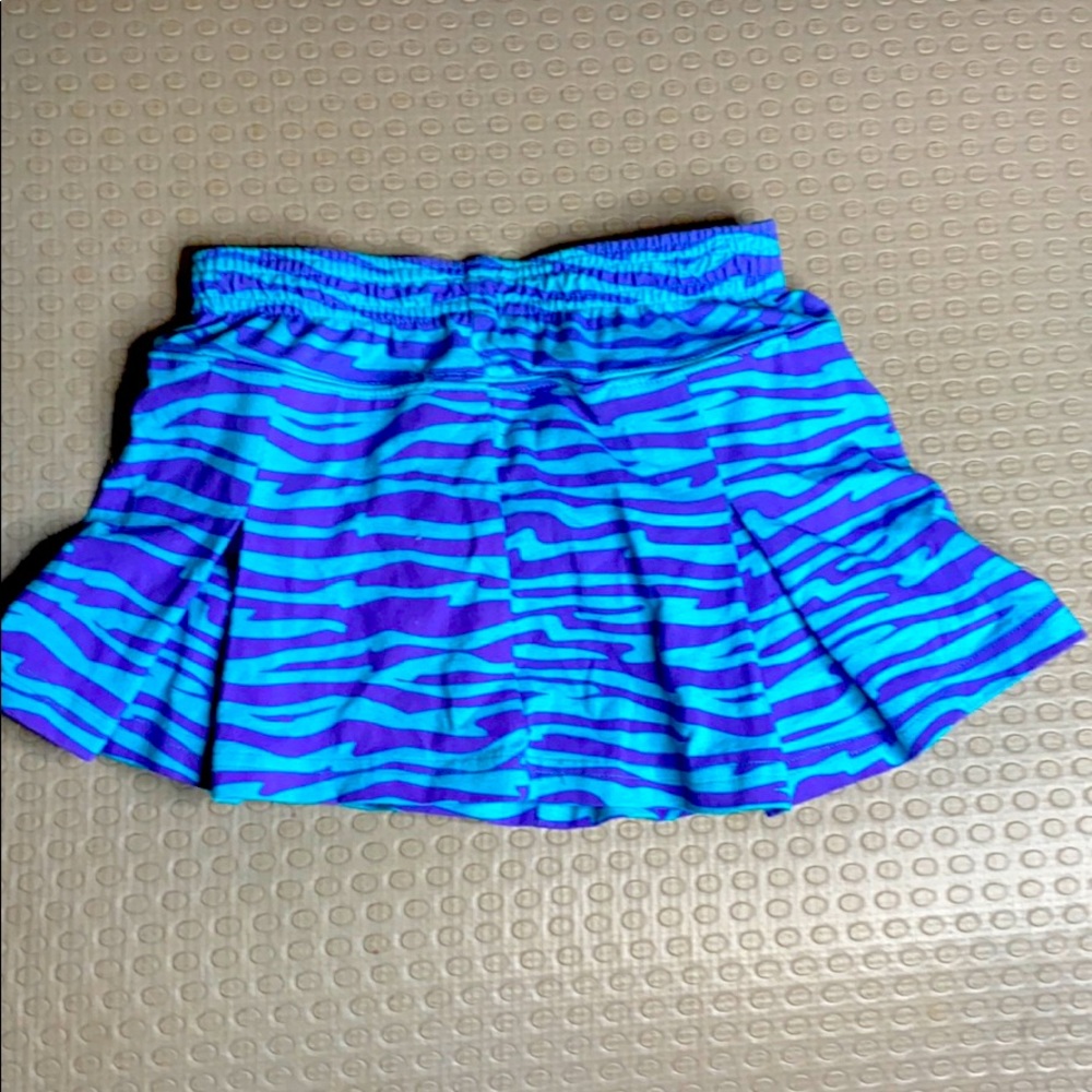 Blue Zebra Tennis Skirt / Skorts